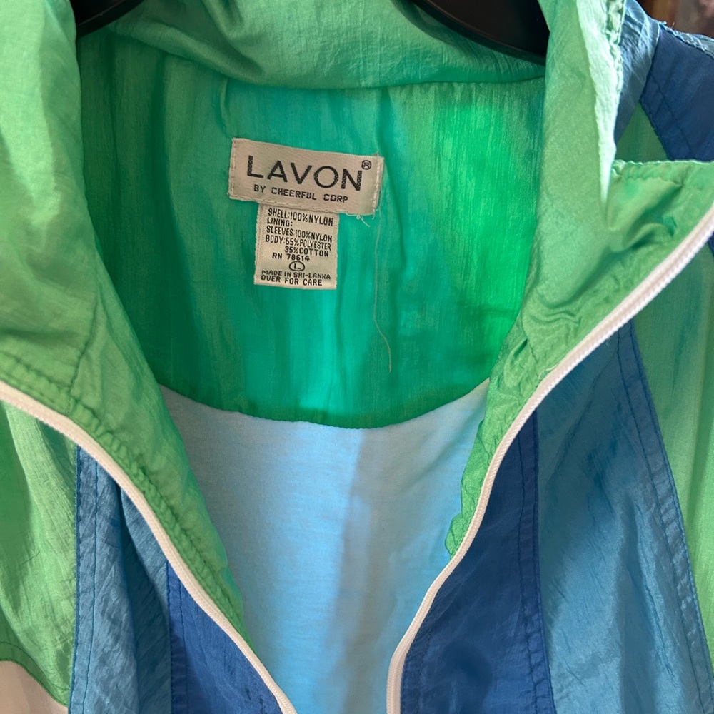 Lavon Vibrant Green Nylon Jacket